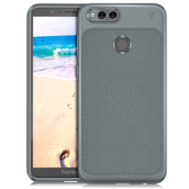 LENUO Gentlemen Series Soft TPU Phone Cover for Honor 7X - Grey-2