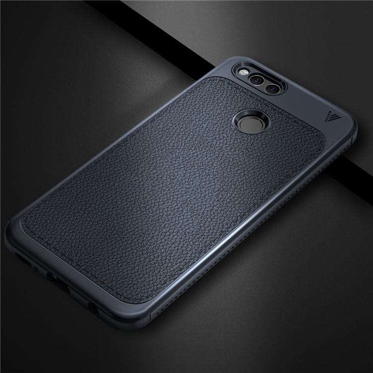 LENUO Gentlemen Series Soft TPU Phone Casing for Honor 7X - Dark Blue-3