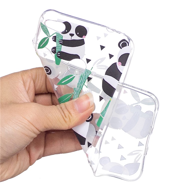Pattern Printing TPU Back Case for Huawei P8 Lite (2017) / Honor 8 Lite - Panda Pattern-4