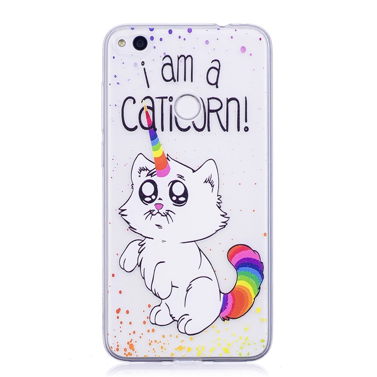 Pattern Printing TPU Shell Case for Huawei P8 Lite (2017) / Honor 8 Lite - Adorable Cartoon-1