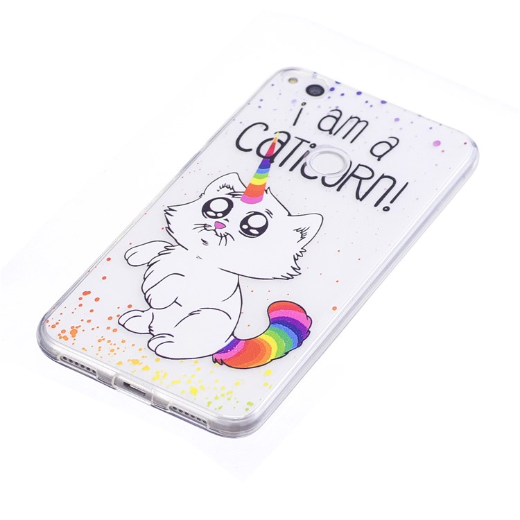 Pattern Printing TPU Shell Case for Huawei P8 Lite (2017) / Honor 8 Lite - Adorable Cartoon-2