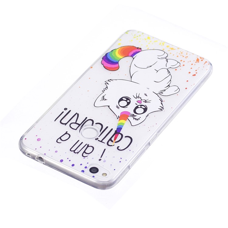 Pattern Printing TPU Shell Case for Huawei P8 Lite (2017) / Honor 8 Lite - Adorable Cartoon-3