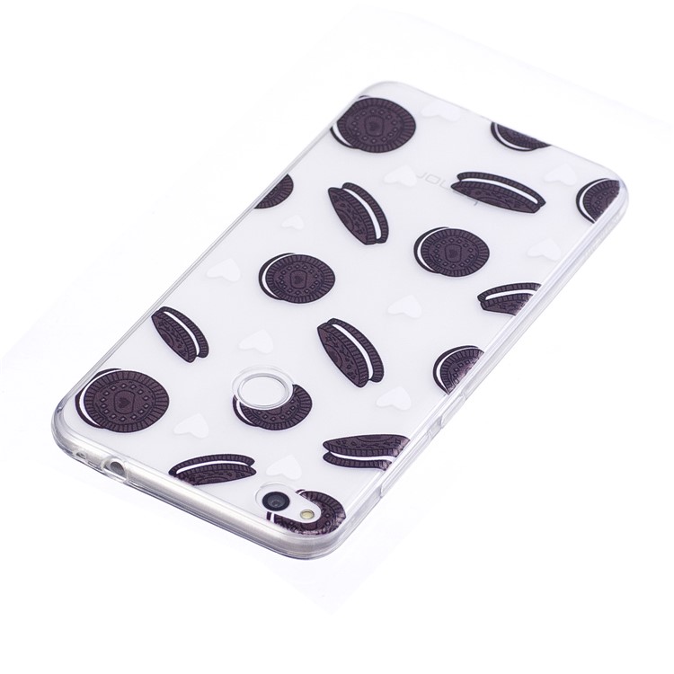 Pattern Printing TPU Phone Shell Case for Huawei P8 Lite (2017) / Honor 8 Lite - Biscuit Pattern-3