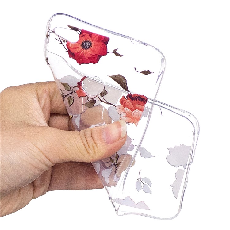 Pattern Printing TPU Shell Cover Case for Huawei P8 Lite (2017) / Honor 8 Lite - Vivid Flowers-4