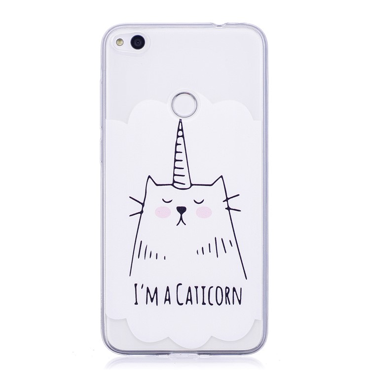 Pattern Printing TPU Case Back Shell for Huawei P8 Lite (2017) / Honor 8 Lite - Cartoon Pattern-1