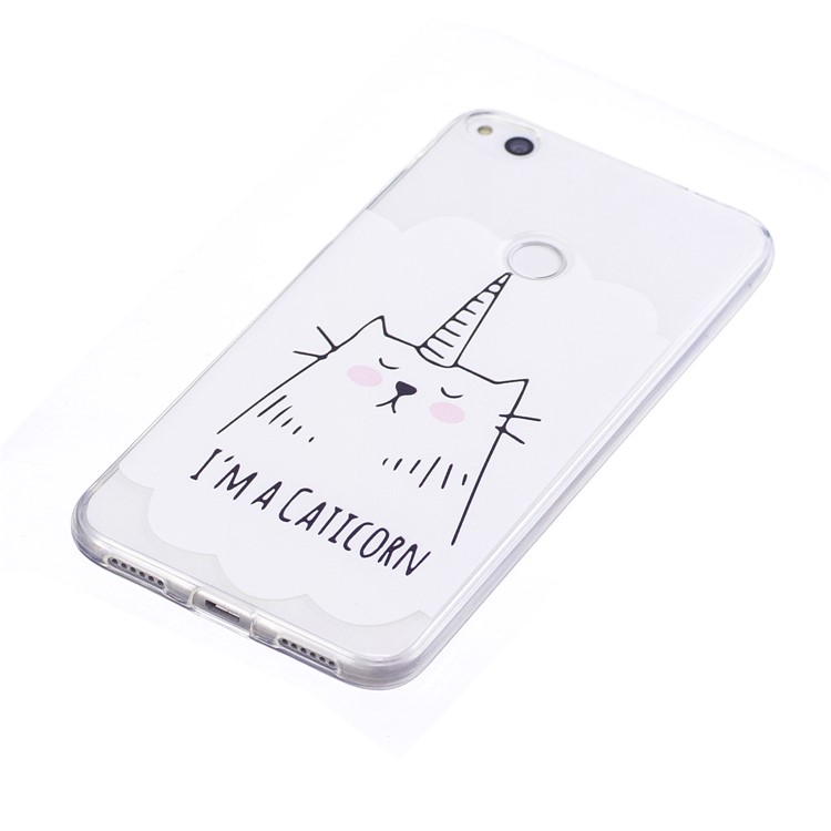 Pattern Printing TPU Case Back Shell for Huawei P8 Lite (2017) / Honor 8 Lite - Cartoon Pattern-2