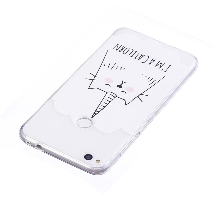 Pattern Printing TPU Case Back Shell for Huawei P8 Lite (2017) / Honor 8 Lite - Cartoon Pattern-3
