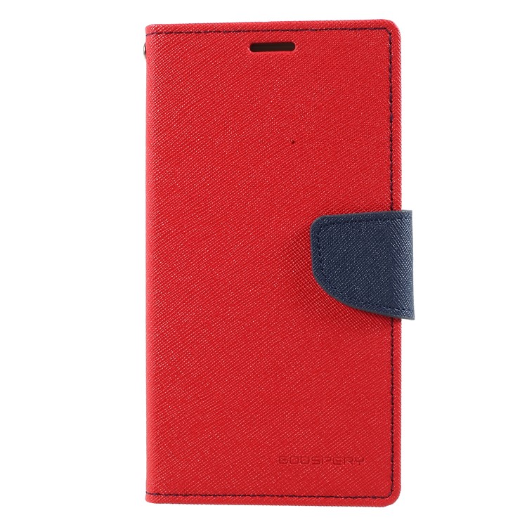 MERCURY GOOSPERY Fancy Diary Leather Folio Flip Casing for Huawei Mate 10 - Red-3