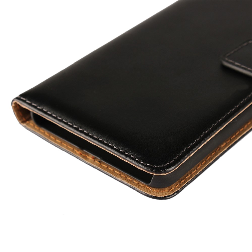Crazy Horse Genuine Leather Magnetic Wallet Case for Huawei Mate 10 Pro - Black-10
