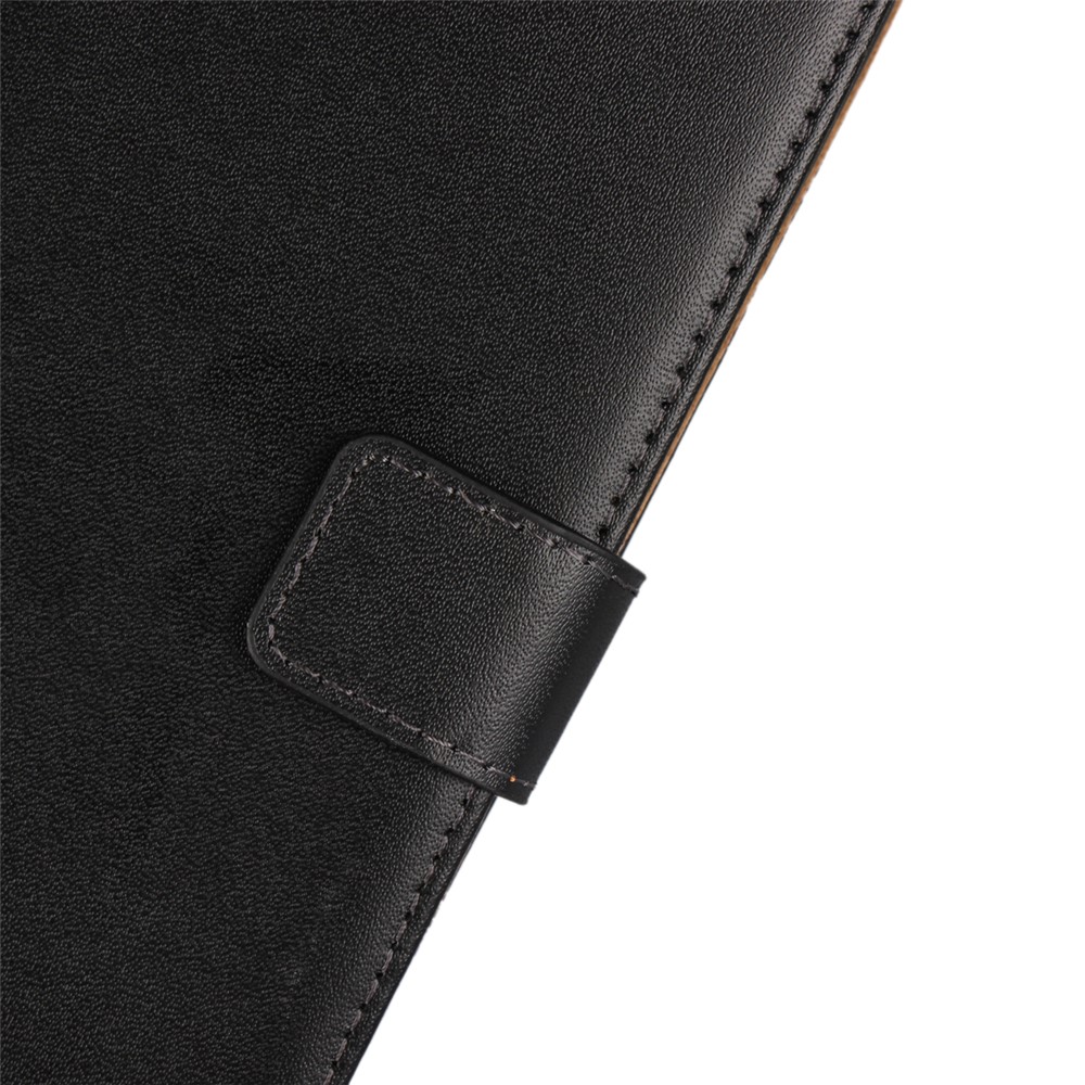 Crazy Horse Genuine Leather Magnetic Wallet Case Para Huawei Mate 10 Pro - Negro