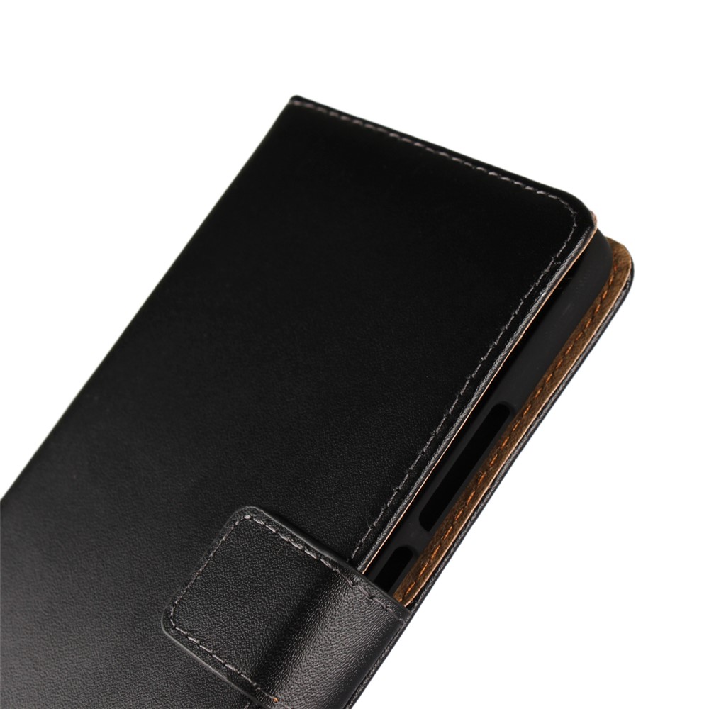 Crazy Horse Genuine Leather Magnetic Wallet Case for Huawei Mate 10 Pro - Black-8