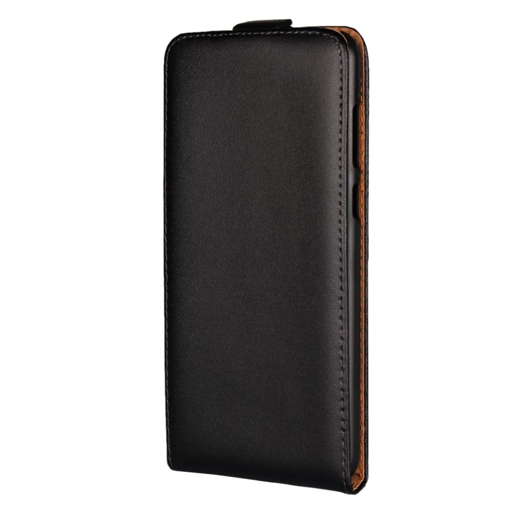 Split Leather Vertical Flip Phone Protective Case for Huawei Honor 7X - Black-9