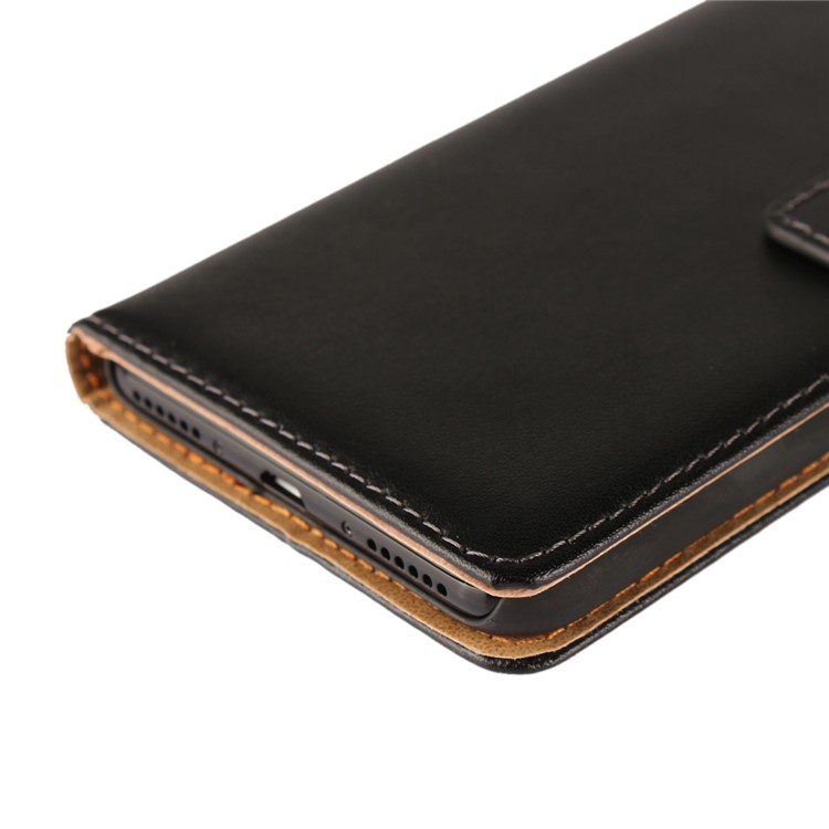 Leder Brieftasche Ständer Schutzhülle Für Huawei Ehre 6C Pro / V9 Spielen - Schwarz-11