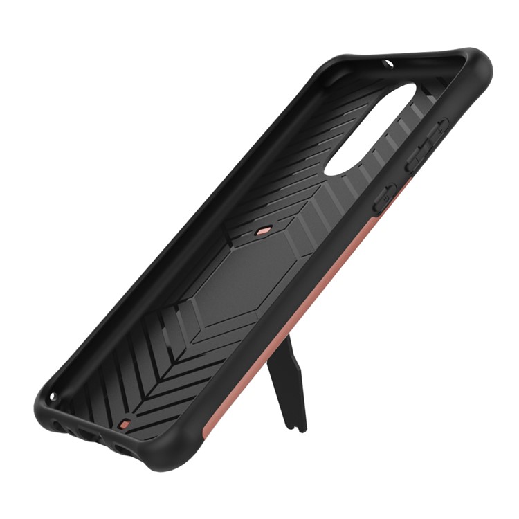 Armor PC + TPU Shell with Rotary Kickstand for Huawei nova 2i / Honor 9i(India) / Mate 10 Lite / Maimang 6 / G10 - Rose Gold-7
