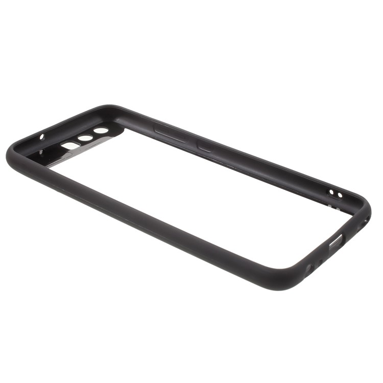 Transparent Acrylic Back + TPU Frame Hybrid Mobile Cover for Huawei P10 - Black-6