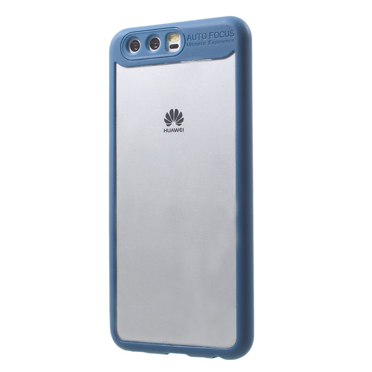 Transparent Acrylic Back + TPU Frame Hybrid Back Cover Case for Huawei P10 - Blue-2