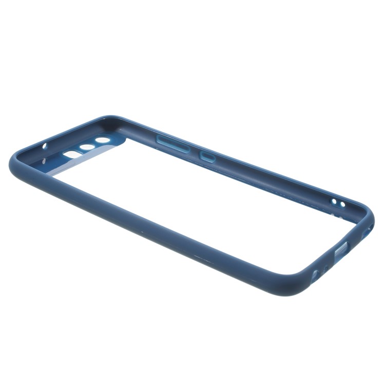 Transparent Acrylic Back + TPU Frame Hybrid Back Cover Case for Huawei P10 - Blue-4