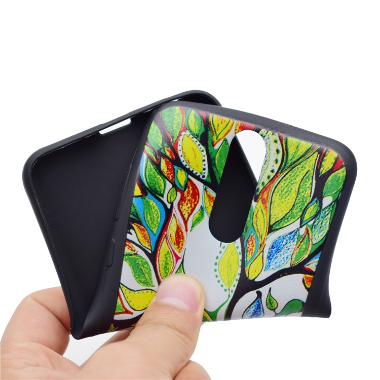 Printing Pattern TPU Phone Case for Huawei Mate 10 Lite / nova 2i / Maimang 6 / Honor 9i (India) - Colorized Tree-5