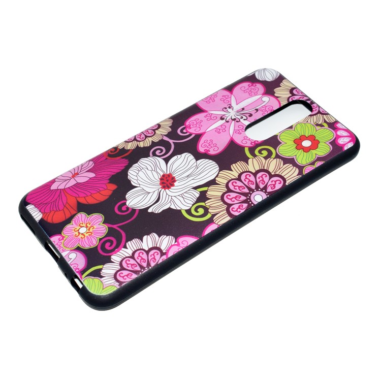 Printing Pattern TPU Protection Mobile Cover for Huawei Mate 10 Lite / nova 2i / Maimang 6 / Honor 9i (India) - Vivid Flowers-3