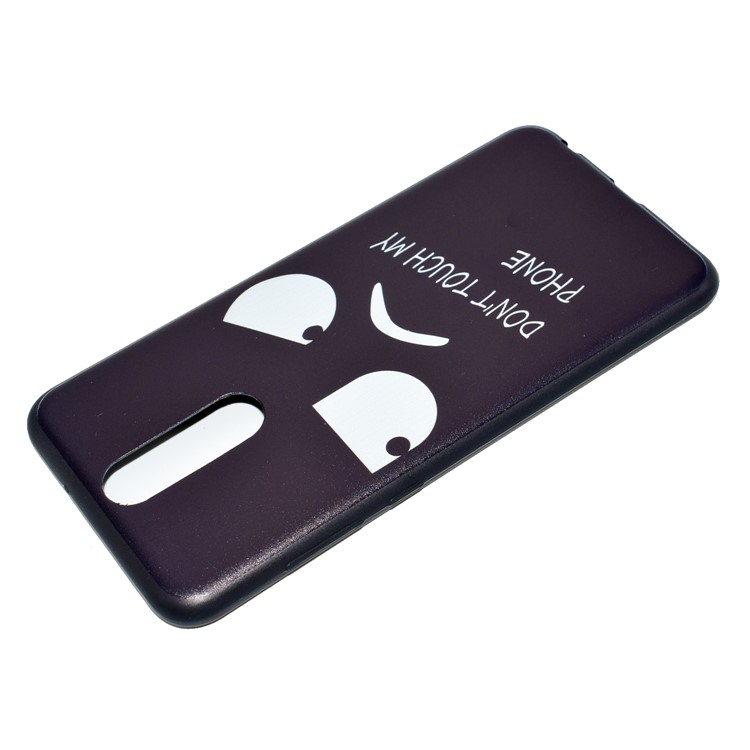 Printing Pattern TPU Cover Shell for Huawei Mate 10 Lite / nova 2i / Maimang 6 / Honor 9i (India) - Unhappy Expression and Warning Words-4