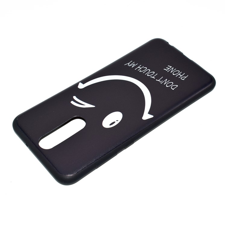 Printing Pattern TPU Protector Mobile Case for Huawei Mate 10 Lite / nova 2i / Maimang 6 / Honor 9i (India) - Blink Eyes and Do Not Touch My Phone-4