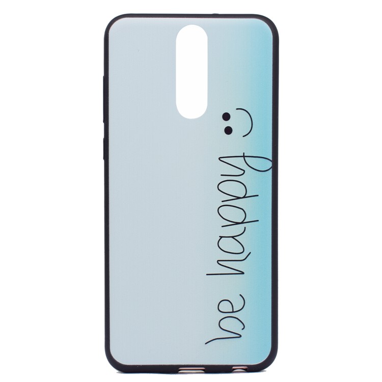 Printing Pattern TPU Cell Phone Case Accessory for Huawei Mate 10 Lite / nova 2i / Maimang 6 / Honor 9i (India) - Be Happy and Smile-2