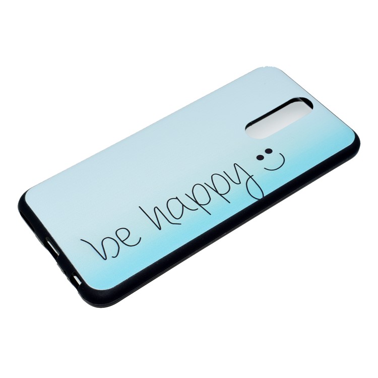 Printing Pattern TPU Cell Phone Case Accessory for Huawei Mate 10 Lite / nova 2i / Maimang 6 / Honor 9i (India) - Be Happy and Smile-3