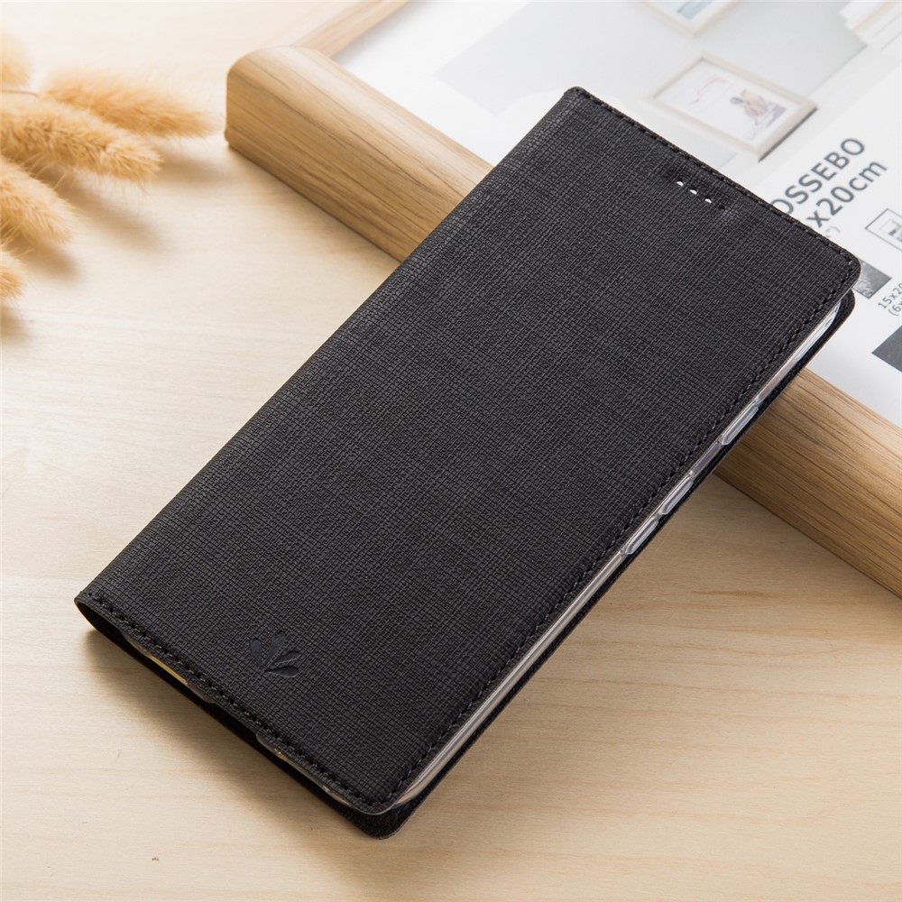 VILI DMX Style Auto-absorbed Leather Flip Cover with Stand for Huawei Mate 10 Lite - Black-1