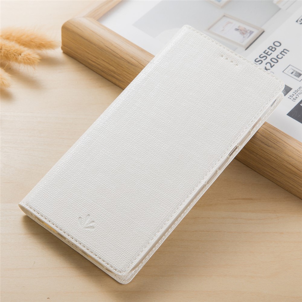VILI DMX Style Card Holder Leather Shell for Huawei Mate 10 Lite - White-1