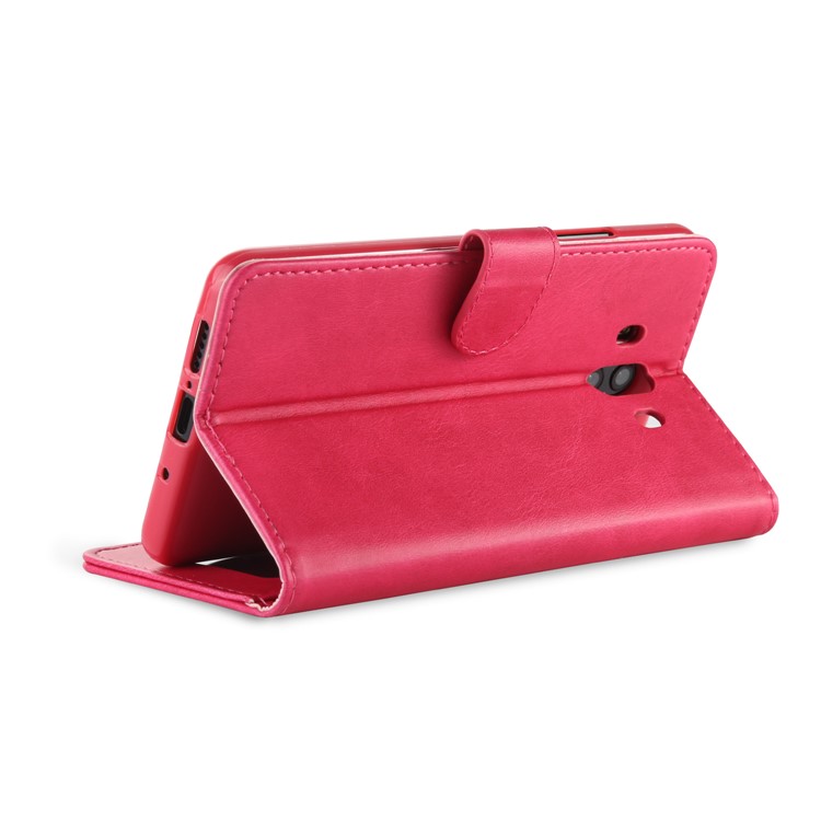 LC.IMEEKE PU Leather Wallet Stand Case with Card Slots for Huawei Mate 10 - Rose-5