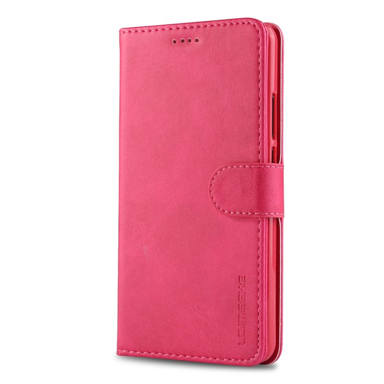 LC.IMEEKE PU Leather Wallet Stand Case with Card Slots for Huawei Mate 10 - Rose-6