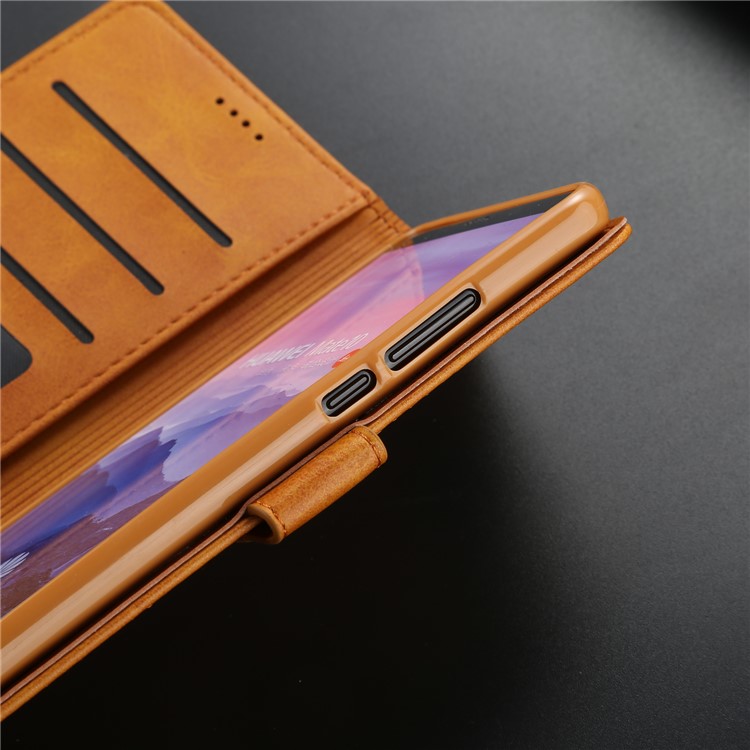 LC.IMEEKE PU Leather Wallet Stand Protective Cover Case with Card Slots for Huawei Mate 10 - Brown-13