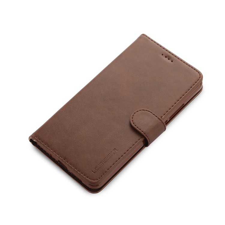 LC.IMEEKE for Huawei Mate 10 PU Leather Wallet Stand Flip Cover Accessory - Coffee-2