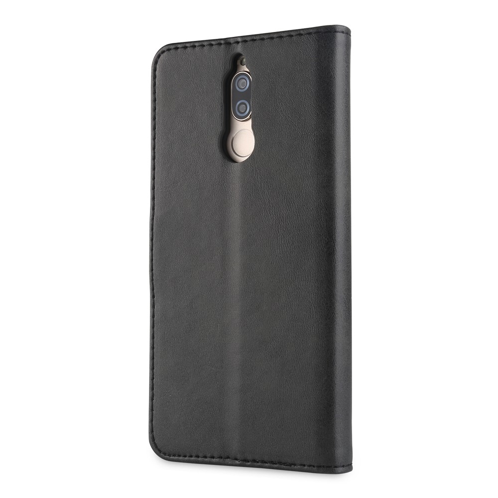 Lc. Imeeke Para Huawei Mate 10 Lite / Nova 2i / Maimang 6 / Honor 9i (India) PU Cuero Billetera Estuche Para Teléfono Móvil Accesorio - Negro