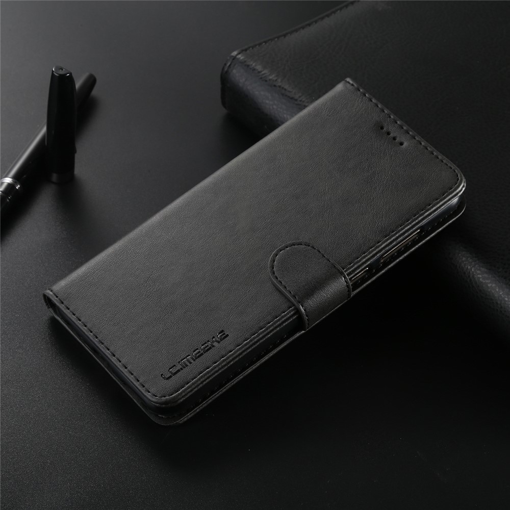 LC.IMEEKE for Huawei Mate 10 Lite / nova 2i / Maimang 6 PU Leather Wallet Stand Case with Card Slots - Black-8