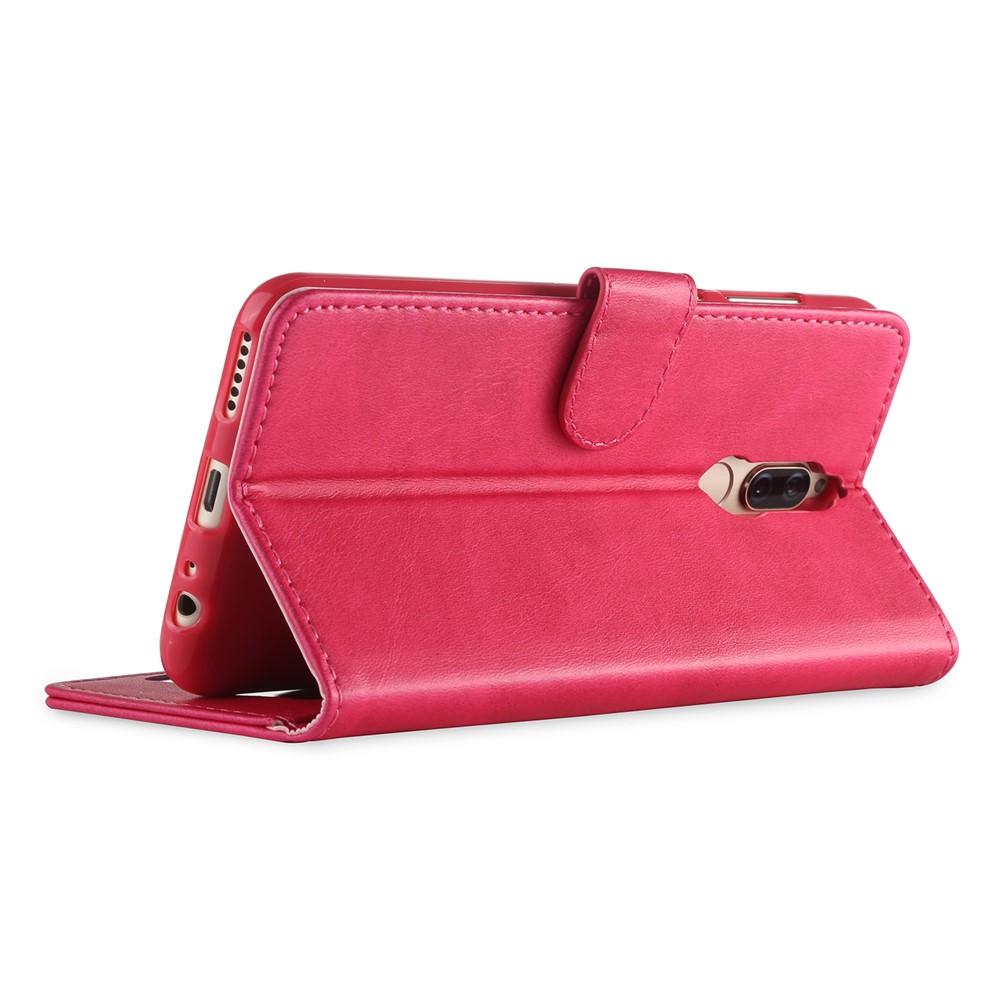LC.IMEEKE for Huawei Mate 10 Lite / nova 2i / Maimang 6 PU Leather Wallet Stand Flip Shell - Rose-2