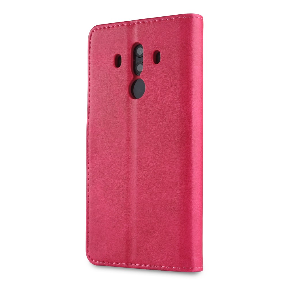 Lc. Imeeke Walllet Couverture Couverture Téléphone Pour Huawei Mate 10 Pro - Rose-7