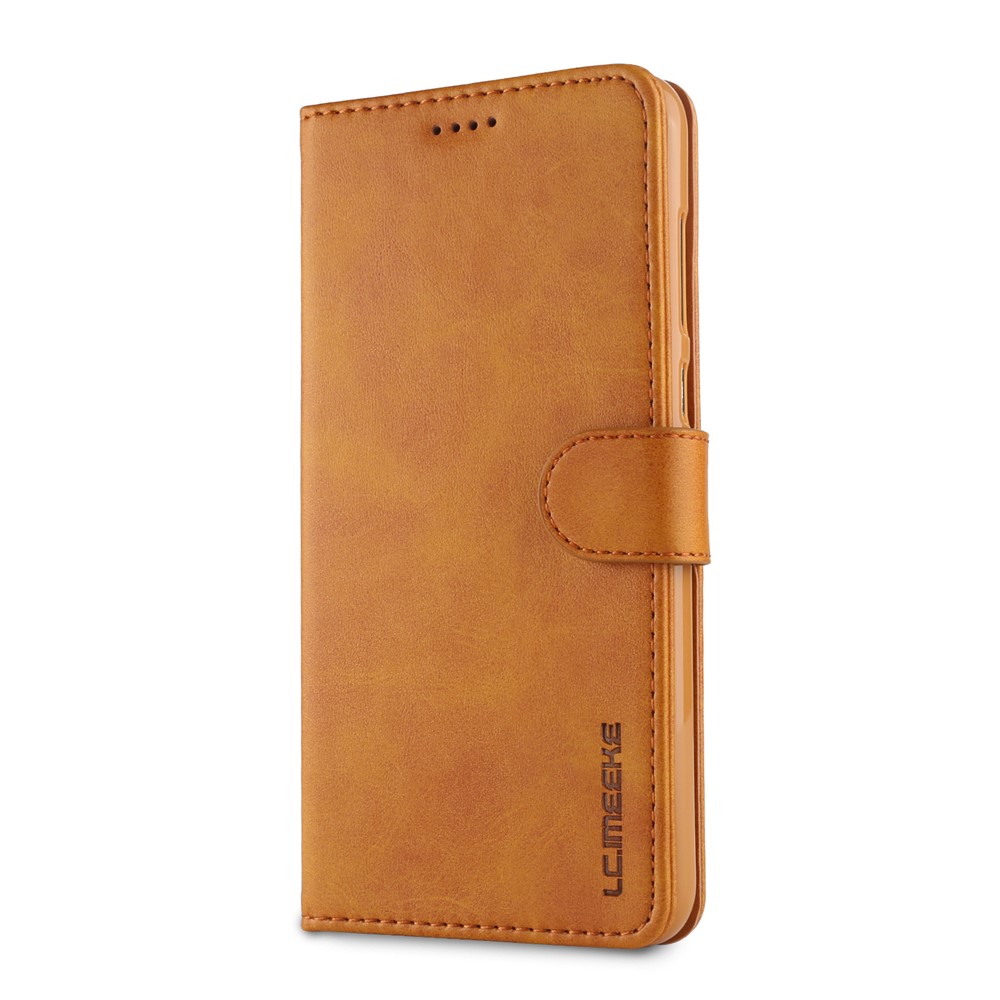 LC.IMEEKE PU Leather Protection Cell Phone Case with Card Slots for Huawei Mate 10 Pro - Brown-7
