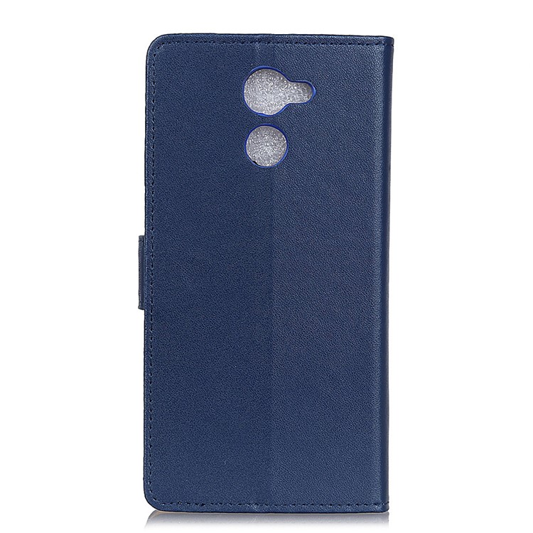 Magnetic Leather Stand Case for Huawei Y7 Prime / Enjoy 7 Plus - Blue-3