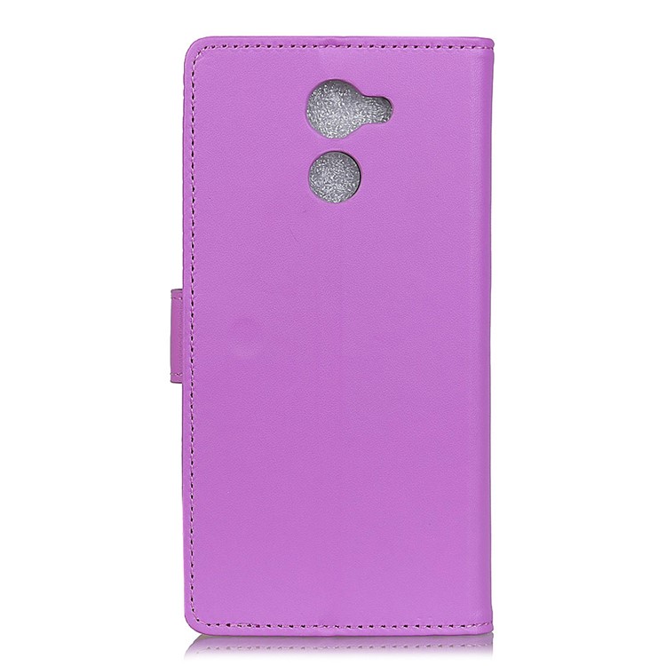 Magnetic Leather Stand Cover for Huawei Y7 Prime / Enjoy 7 Plus - Purple-3