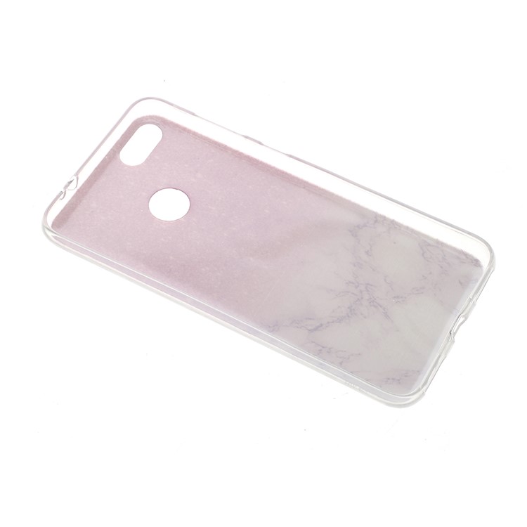 Pattern Printing TPU Cell Phone Shell for Huawei Y6 Pro (2017) / Enjoy 7 / P9 lite mini - Pink Marble-4