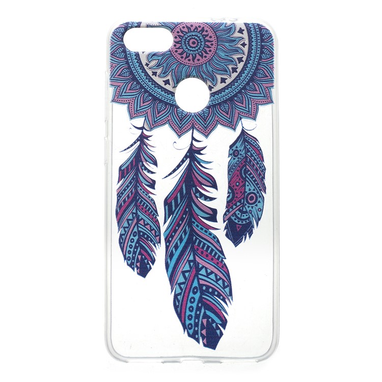 Pattern Printing TPU Back Case for Huawei Y6 Pro (2017) / Enjoy 7 / P9 lite mini - Dream Catcher-1