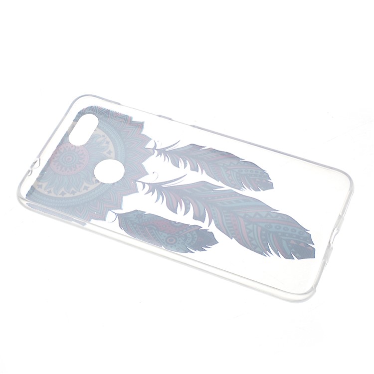 Pattern Printing TPU Back Case for Huawei Y6 Pro (2017) / Enjoy 7 / P9 lite mini - Dream Catcher-3