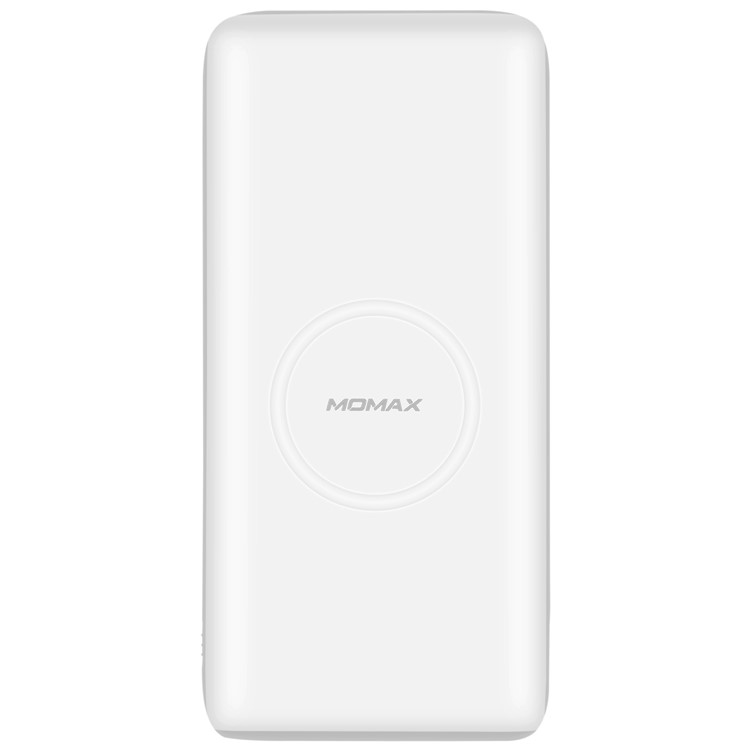 MOMAX Q. Power 2X Wireless-Ladegerät Dual USB Power Bank-Ladegerät Mit Micro / Typ-C Dual-Eingang (keine FOD-Funktion) - Weiß-2