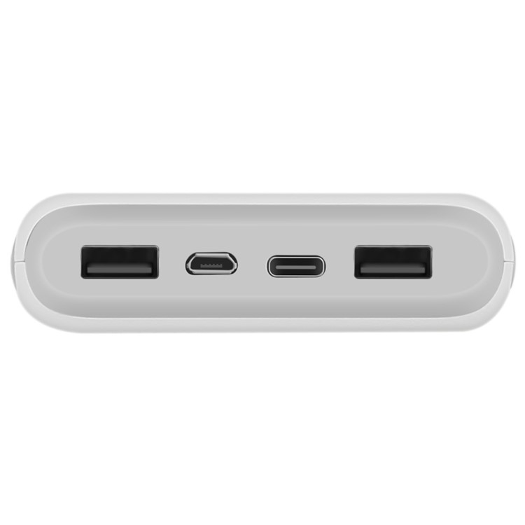 MOMAX Q. Power 2X Wireless-Ladegerät Dual USB Power Bank-Ladegerät Mit Micro / Typ-C Dual-Eingang (keine FOD-Funktion) - Weiß-5