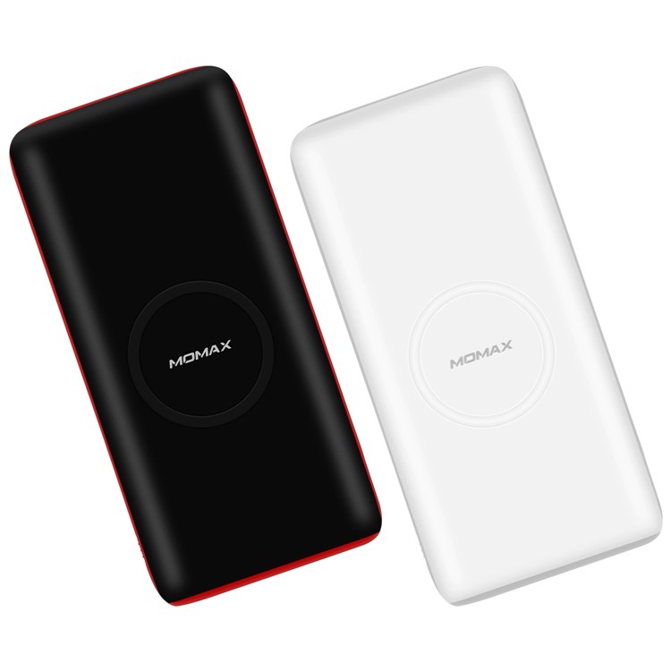 MOMAX Q. Power 2X Wireless-Ladegerät Dual USB Power Bank-Ladegerät Mit Micro / Typ-C Dual-Eingang (keine FOD-Funktion) - Weiß-9