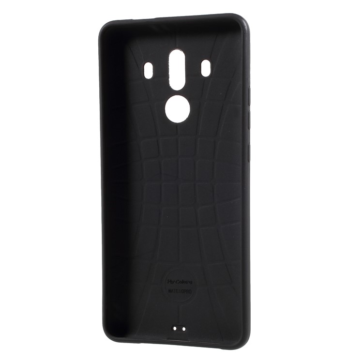 Embossed Pattern Soft TPU Gel Case for Huawei Mate 10 Pro - Ancient Painting-6