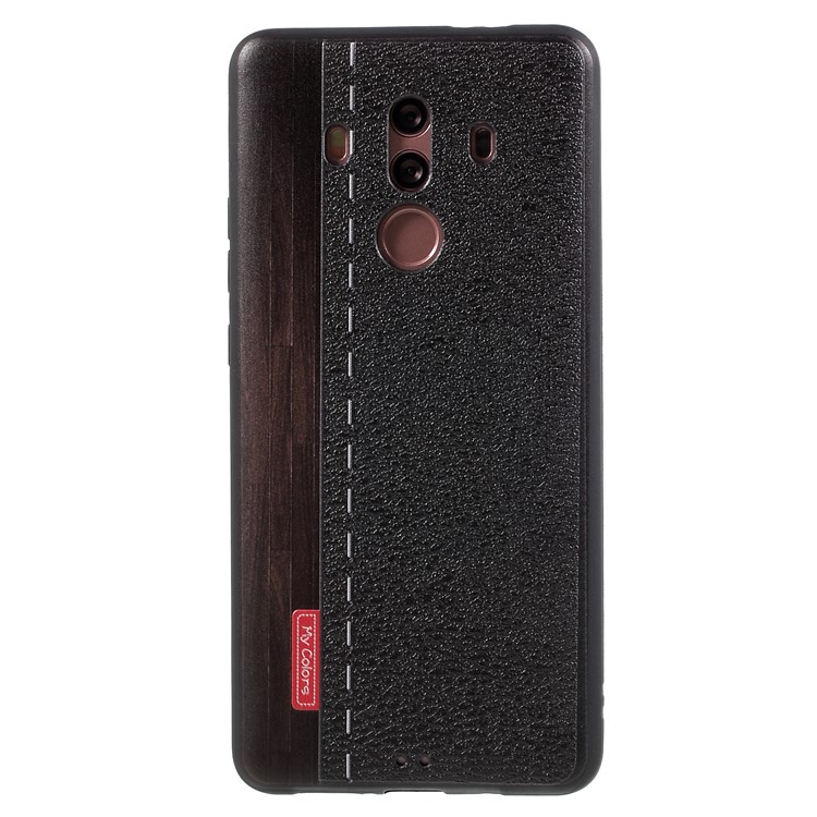 Embossed Pattern TPU Gel Protection Case for Huawei Mate 10 Pro - Notebook-1