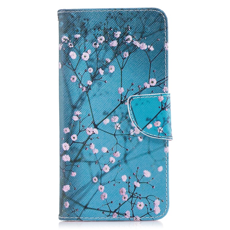 Pattern Printing PU Leather Wallet Shell for Huawei Mate 10 Lite / nova 2i / Maimang 6 / Honor 9i (India) - Wintersweet-2