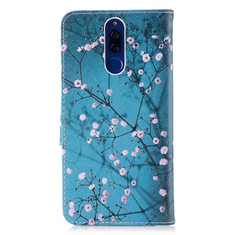 Pattern Printing PU Leather Wallet Shell for Huawei Mate 10 Lite / nova 2i / Maimang 6 / Honor 9i (India) - Wintersweet-3